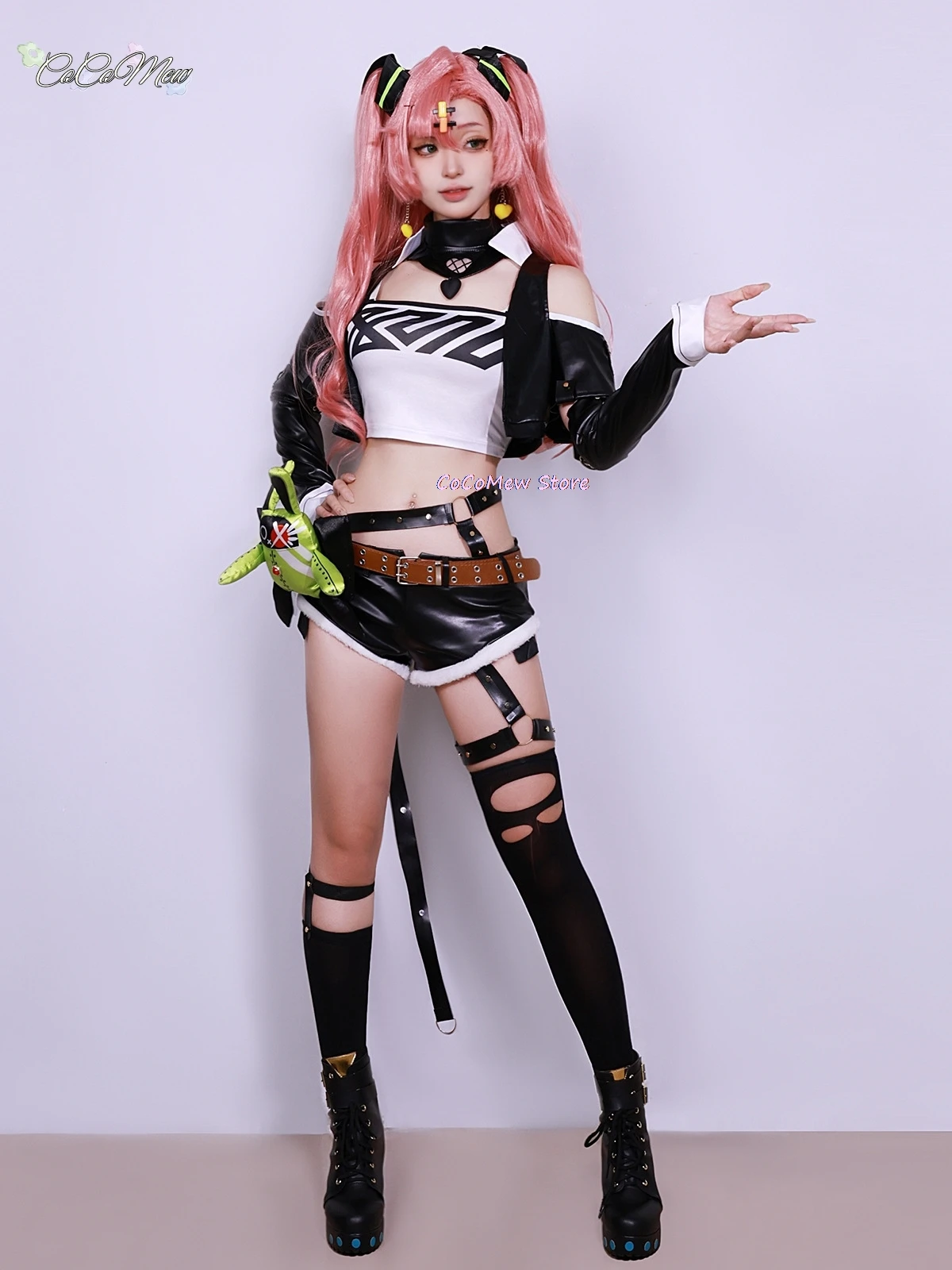 نيكول ديمارا زي تنكري للرجال ، زيون زينزيون صفر كرنفال موحد ، أزياء أنمي هالوين ، لعبة شعر مستعار ،