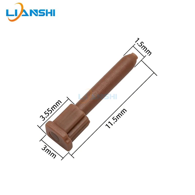 1-1452424-1 Brown Cavity Blind Plug Sealing Connector For Car Truck ECU Engine Wire Harness Assembly 0.75mm2