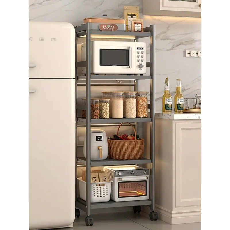 

Выдвижная кухонная полка от пола до потолка, многоярусная, для микроволновой печи, духовки, хранения кастрюль и сковородок