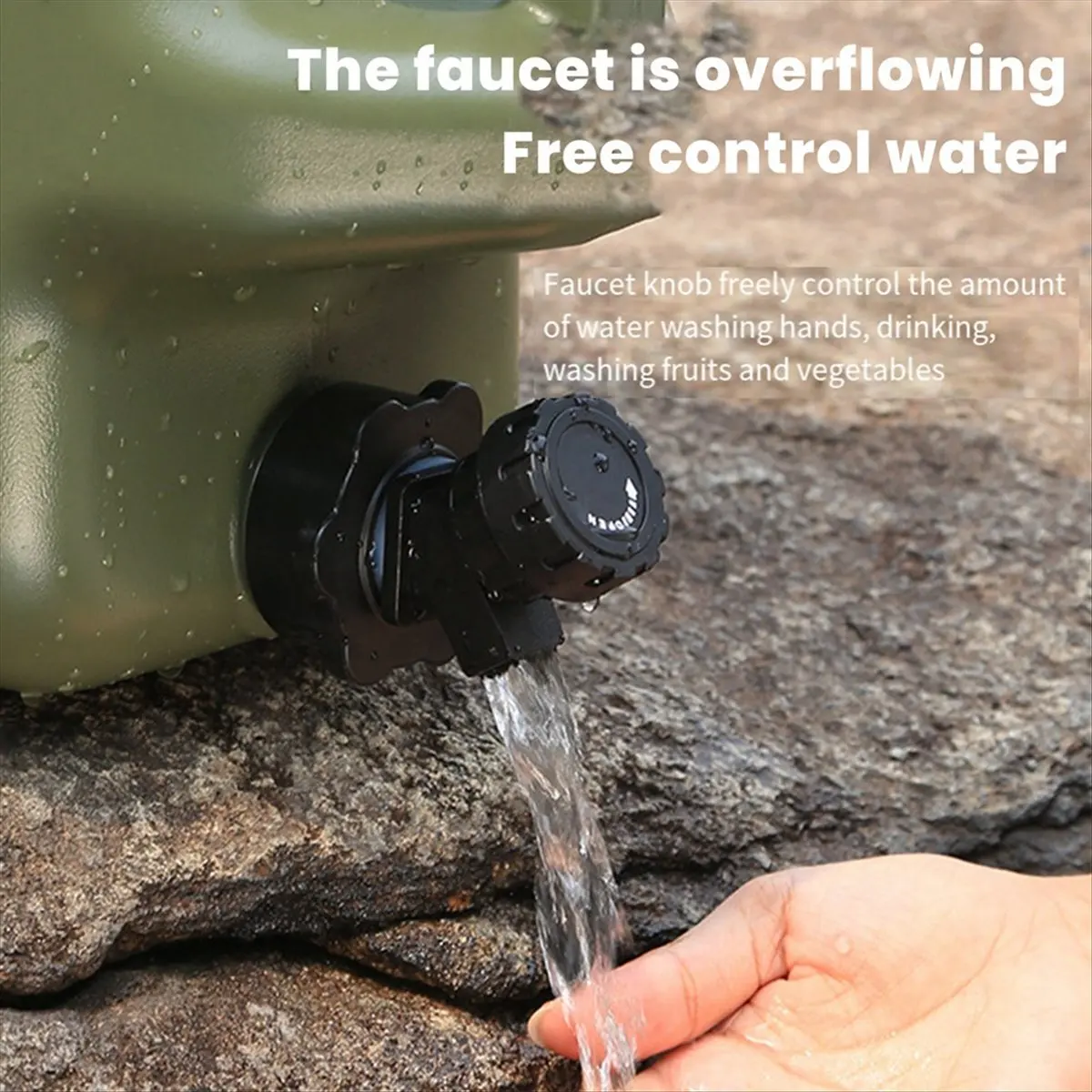 Super Hot Sale Brand Portable Outdoor Camping Water Storage Tank with Faucet