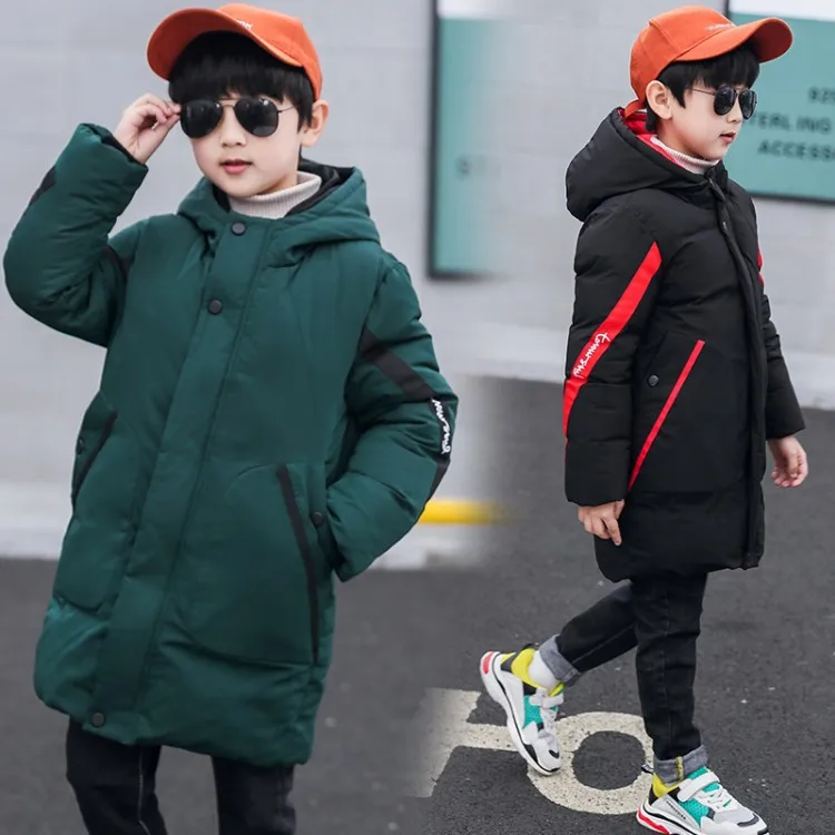 2024 new coat boys winter webbing cotton-padded winter coat