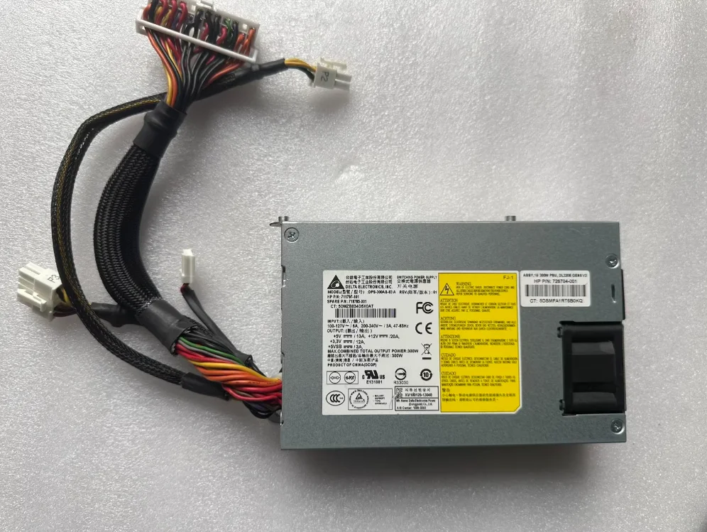 

Для DL320e Gen8 v2 источник питания 711797-101 DPS-300AB-83 A 718785-001 300W