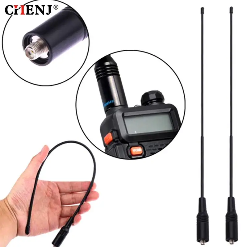 

1 шт. SMA Female Nagoya NA-771 VHF/UHF 144 МГц Двухдиапазонная гибкая антенна для Baofeng UV-5R Walkie Talkie