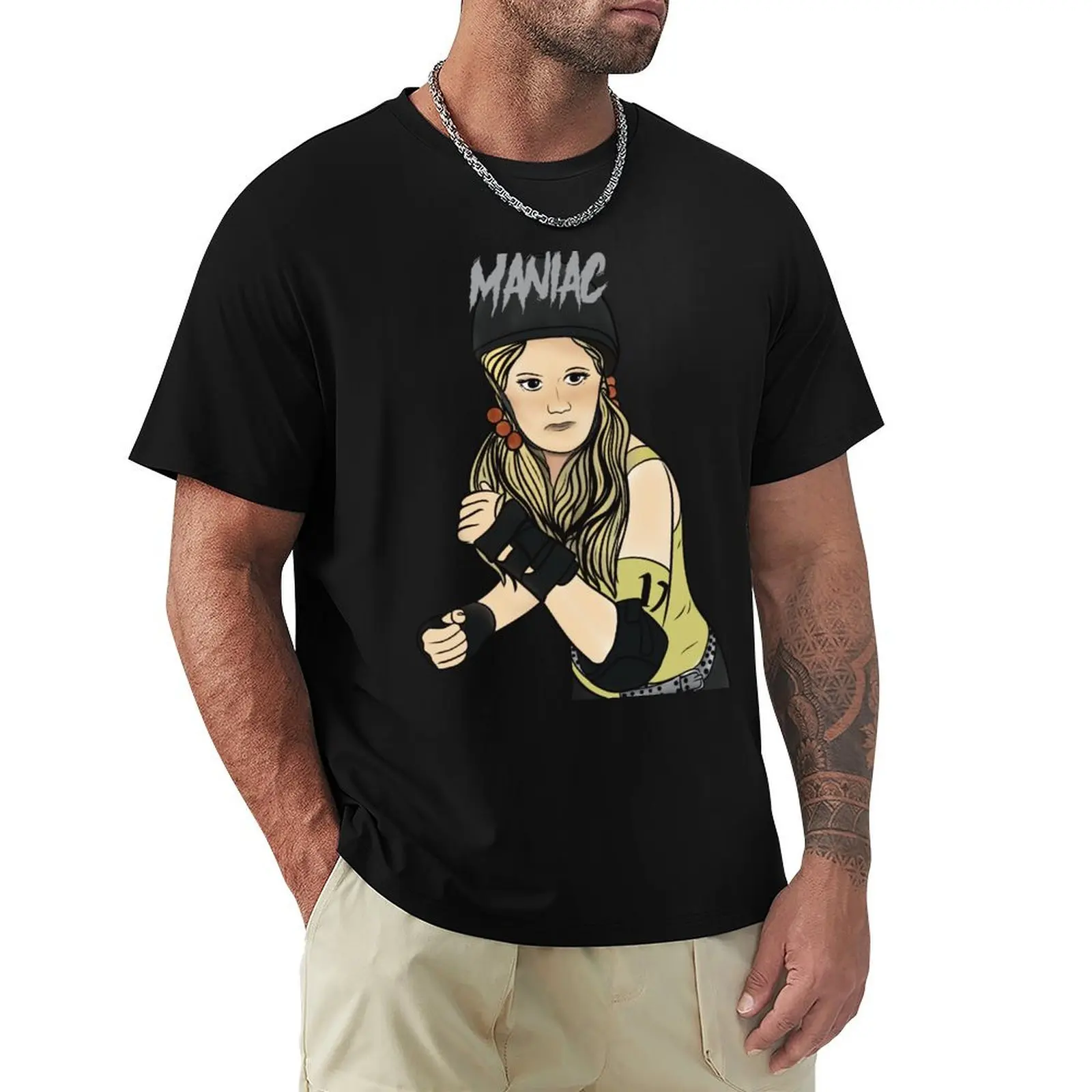 Maniac, Juliet O'Hara - Yellow T-Shirt Halloween Casual T-Shirt