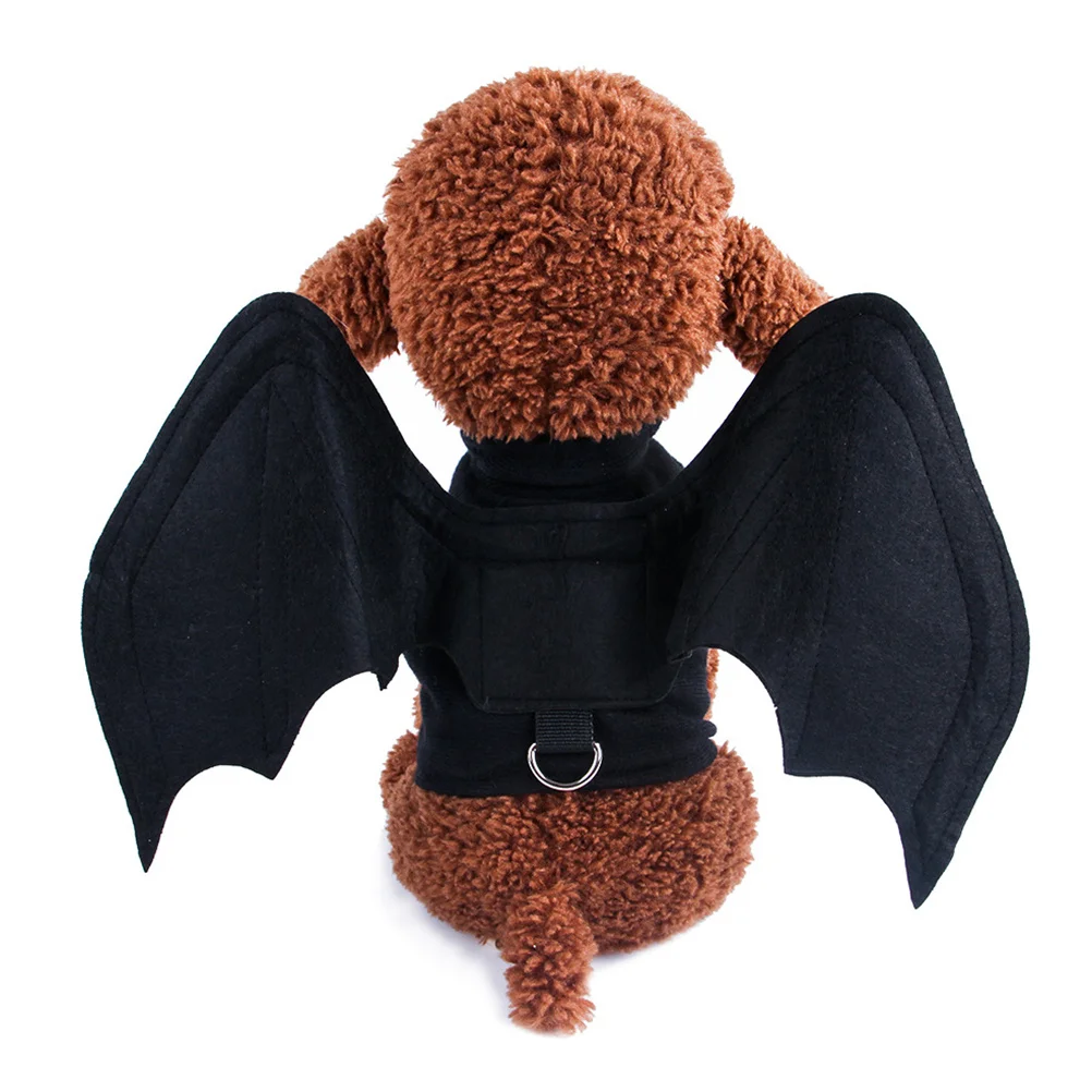 

Halloween Bat Wing Pet Costume Size M for Dogs Cats Outdoor Walking Jogging Party Clothes Pet Costume Dog Clothes