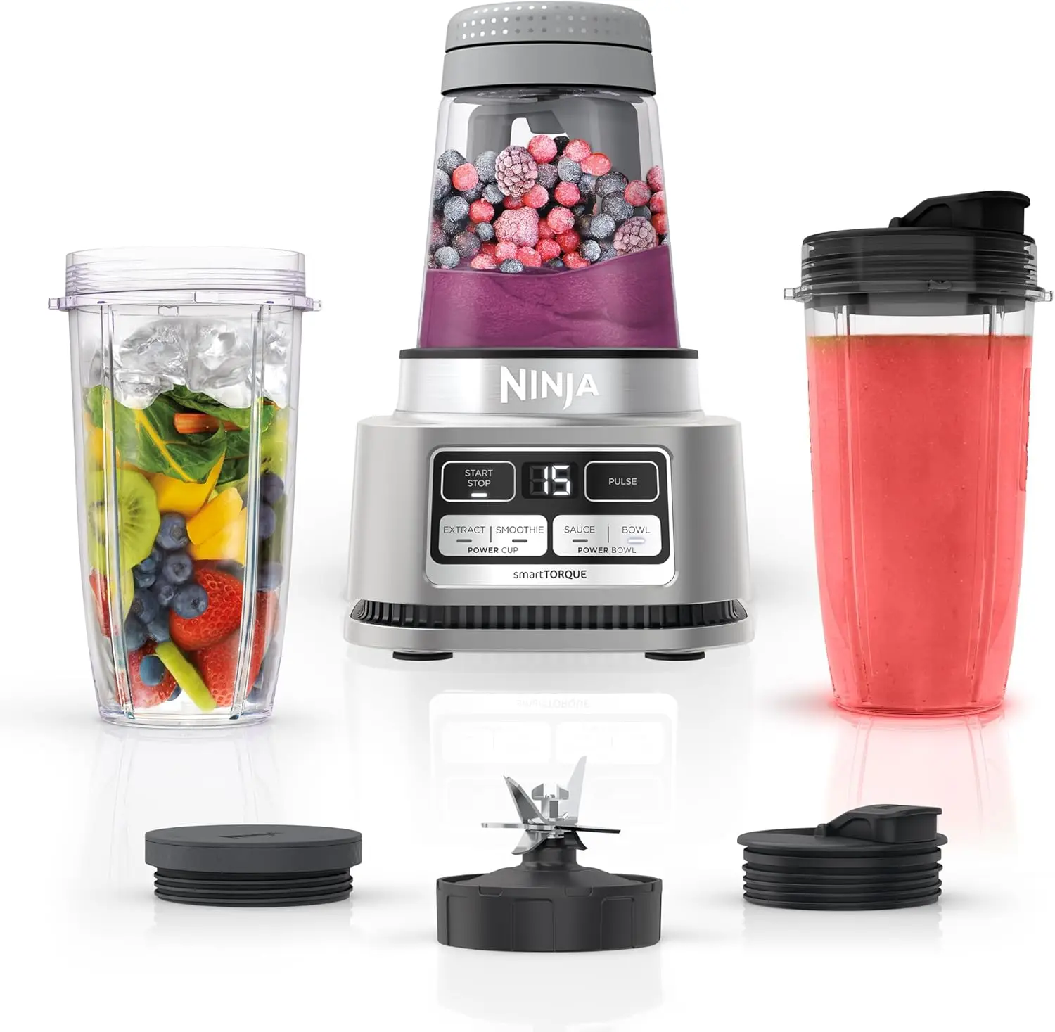 Premium Smoothie Blender with 1200W Motor - Perfect for Sauces, Frozen Drinks, and More