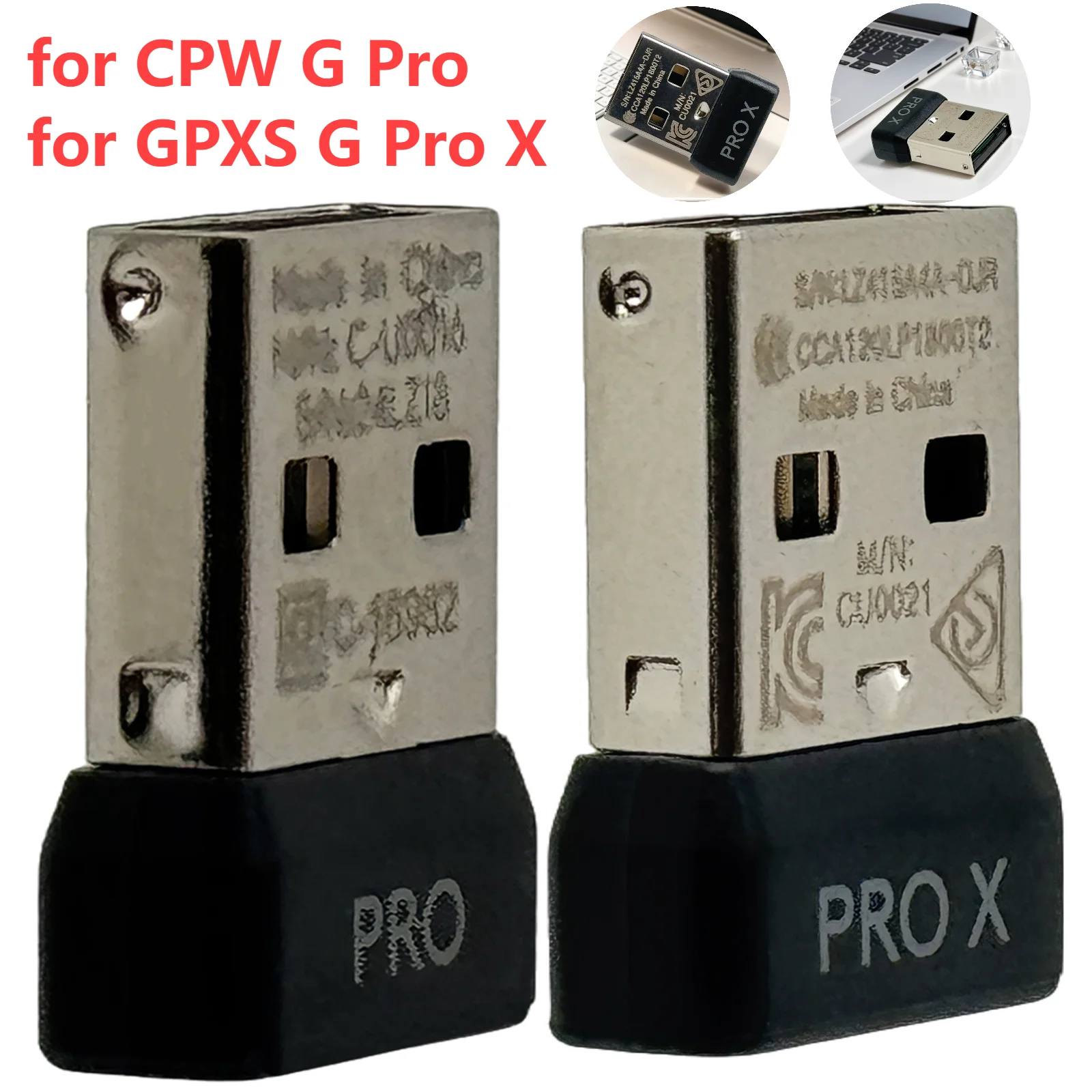 

Premium USB Wireless Receiver for G Pro Wireless and G Pro X Superlight Mice Easy Plug and Play with 2.4G Wireless Interface