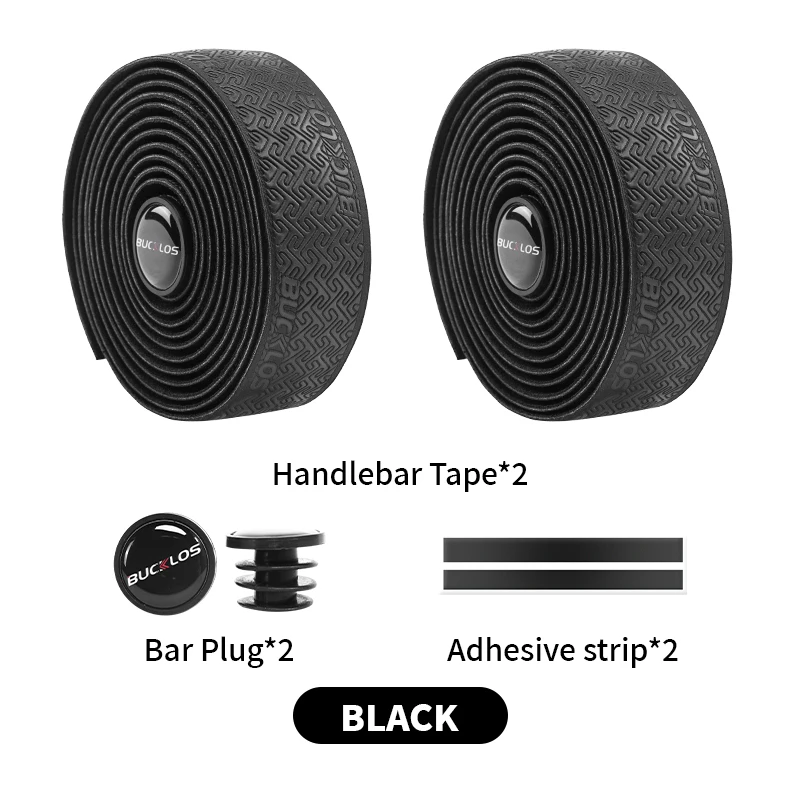 BUCKLOS Rennrad Lenkerband Rutschfestes PU EVA Fahrradlenkerband Rennrad Drop Bar Tape Rennrad Zubehör