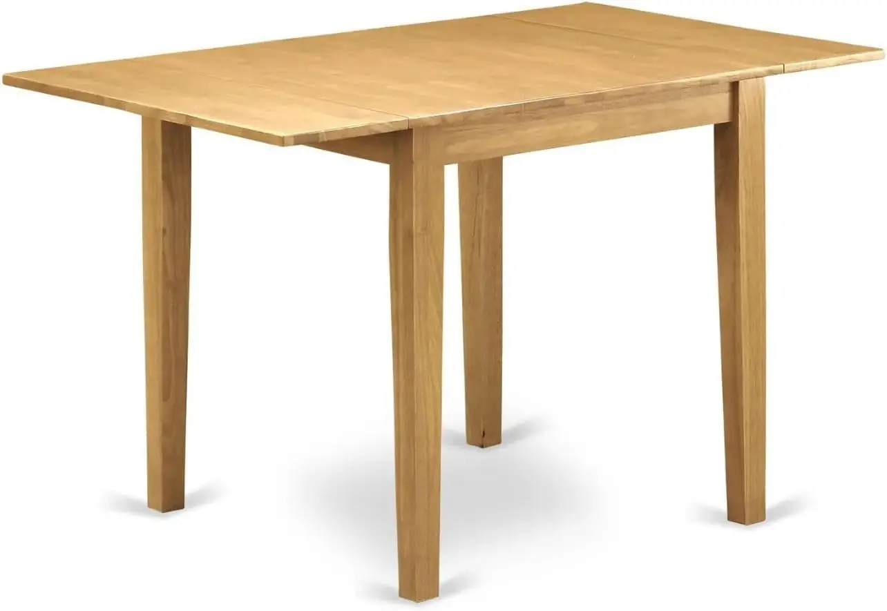 

Norden Dining Rectangle Wooden Table Top with Dropleaf & Stylish Legs, 30x48 Inch, NDT-OAK-T