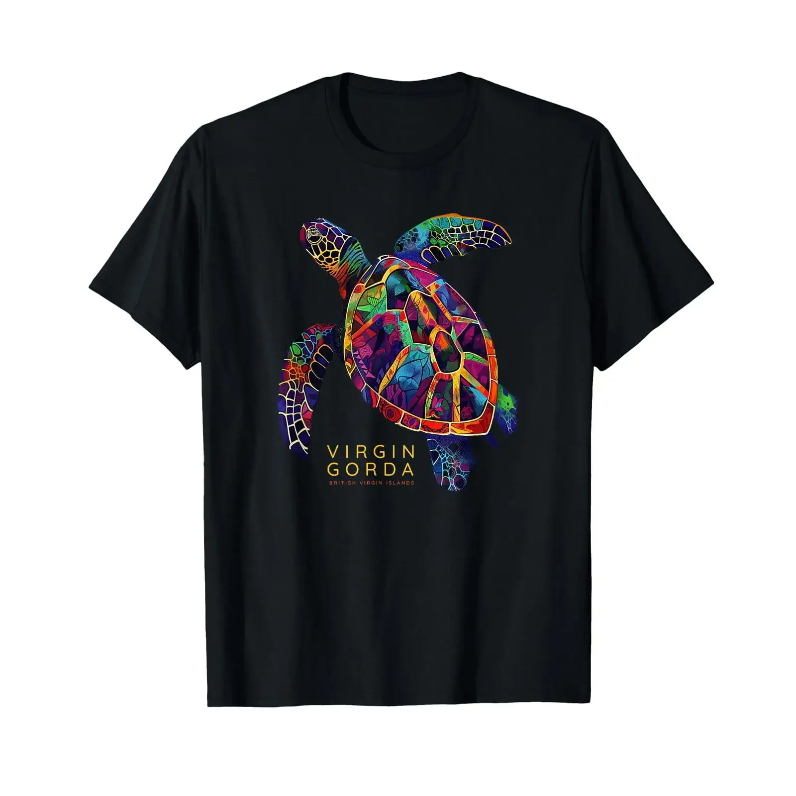 Camiseta The Baths Virgin Gorda Sea Turtle Caribbean BVI, estilo vintage, lavada, suave, elástica, cómoda, para uso diario