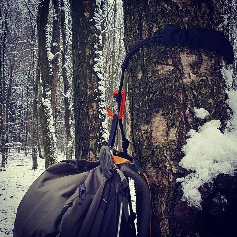 Outdoor Camping Hängematte Krawatte Seil Knoten verschleiß fest tragbare hängende Gurtband Hängematte Krawatte Baum Schutz Seil Ärmel