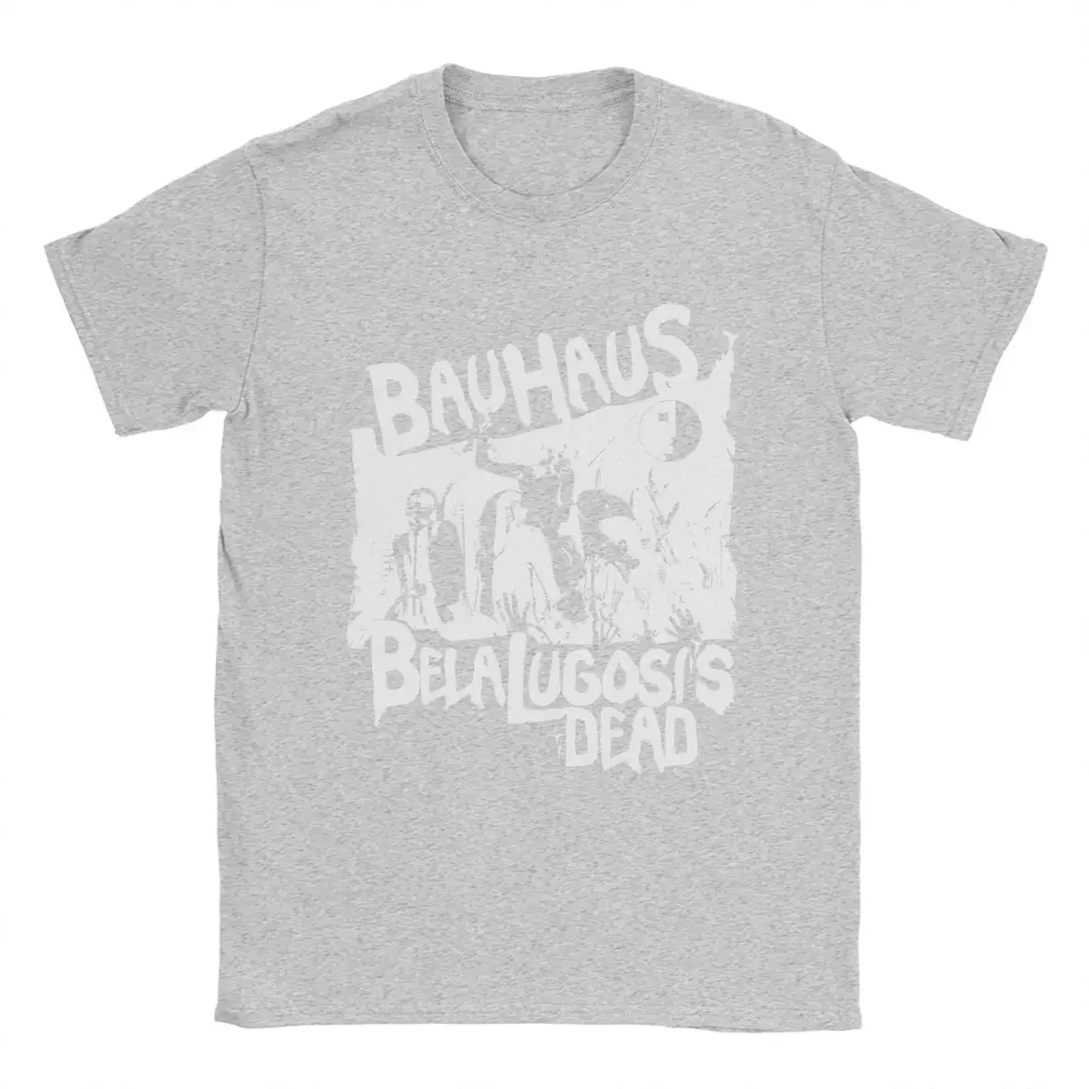 باوهاوس بيلا لوغوسي الميت تي شيرت الرجال 100% القطن مضحك تي شيرت الجولة الرقبة تيز ملابس قصيرة الأكمام 4XL 5XL