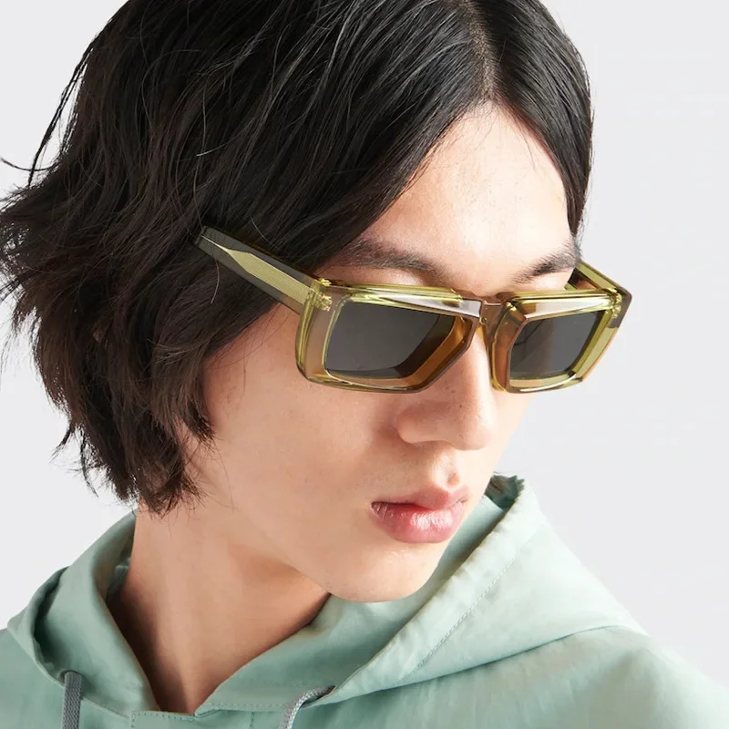 2023 New Y2K Sunglasses for Men Women Trendy Sun Glasses Goggle Man Brand Designer Square Glasses Shades Female Eyewear Oculos image 3