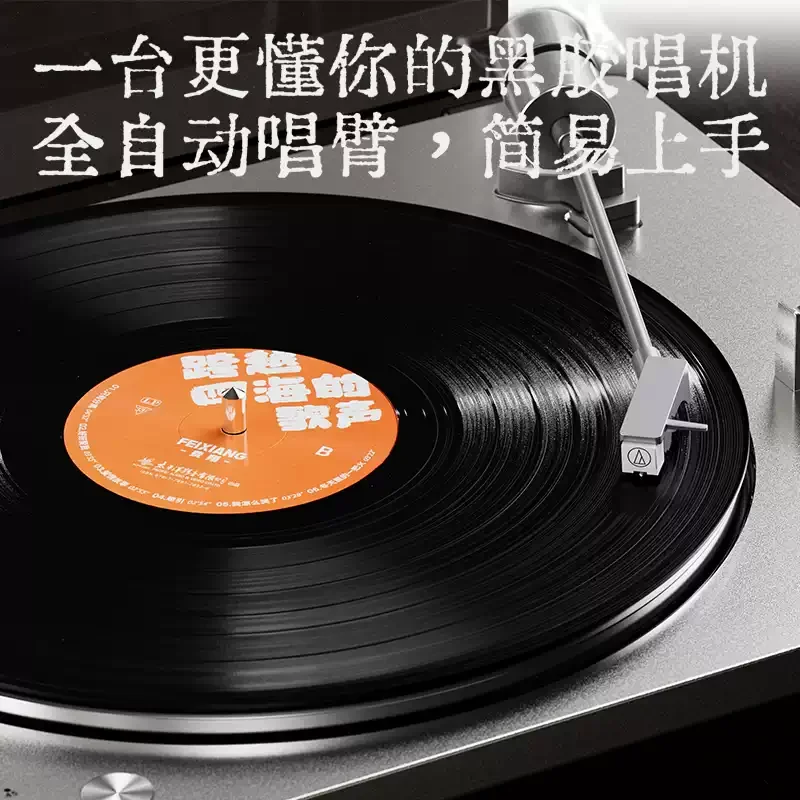TT13 BluetoothVintage Vinyl Record Player Fully Automatic Wireless Audiophile Turntable player Hifi Sound Stereo Customize