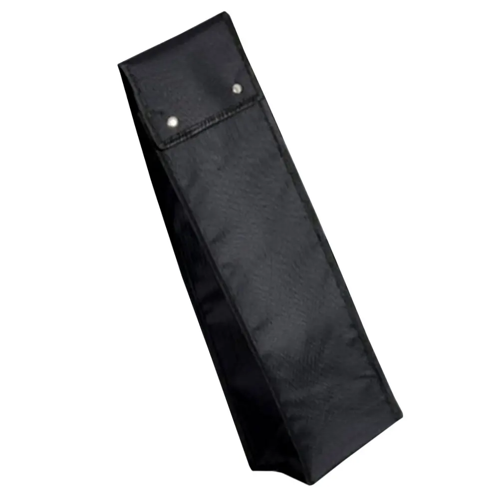 

Barbecue Tool Storage Bag 16x16x51cm Black Oxford Foldable BBQ Organizer Camping Supplies Portable Pliers Wrench Sockets Holder