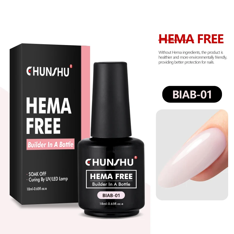 CHUNSHU Hema GRATIS Bouw UV Gel 18 ml Builder Nagelgel In Een Fles Semi Permanente Dikke Rubberen Basis Gel Extension nagels Art