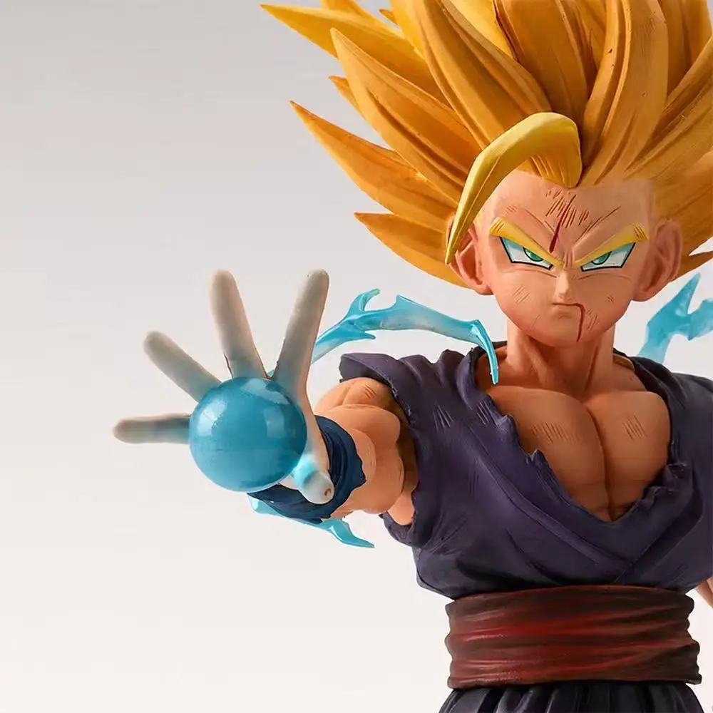 25.5cm/10.04inch Dragon Ball Z Son Gohan Figure Replace arms Gohan Super Saiyan Pvc Statue Collection Mode Toys Gifts