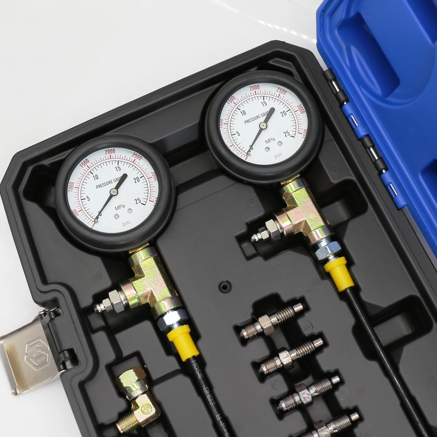 مقياس ضغط زيت الفرامل للسيارات عالي الجودة، أداة اختبار ضغط الفرامل المضادة للقفل، كشف الفرامل الأمامية والخلفية #5