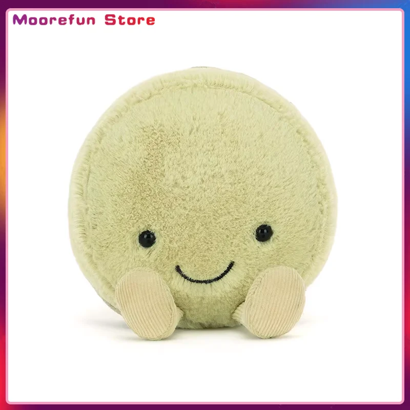 【Na Stanie】Jellycat Nowość Uroczy Deser Makaronik Trójkolorowy Limitowany Pluszak Zabawka Dekoracja do Zawieszenia na Torbie Lalka Prezent dla Dziewczynek