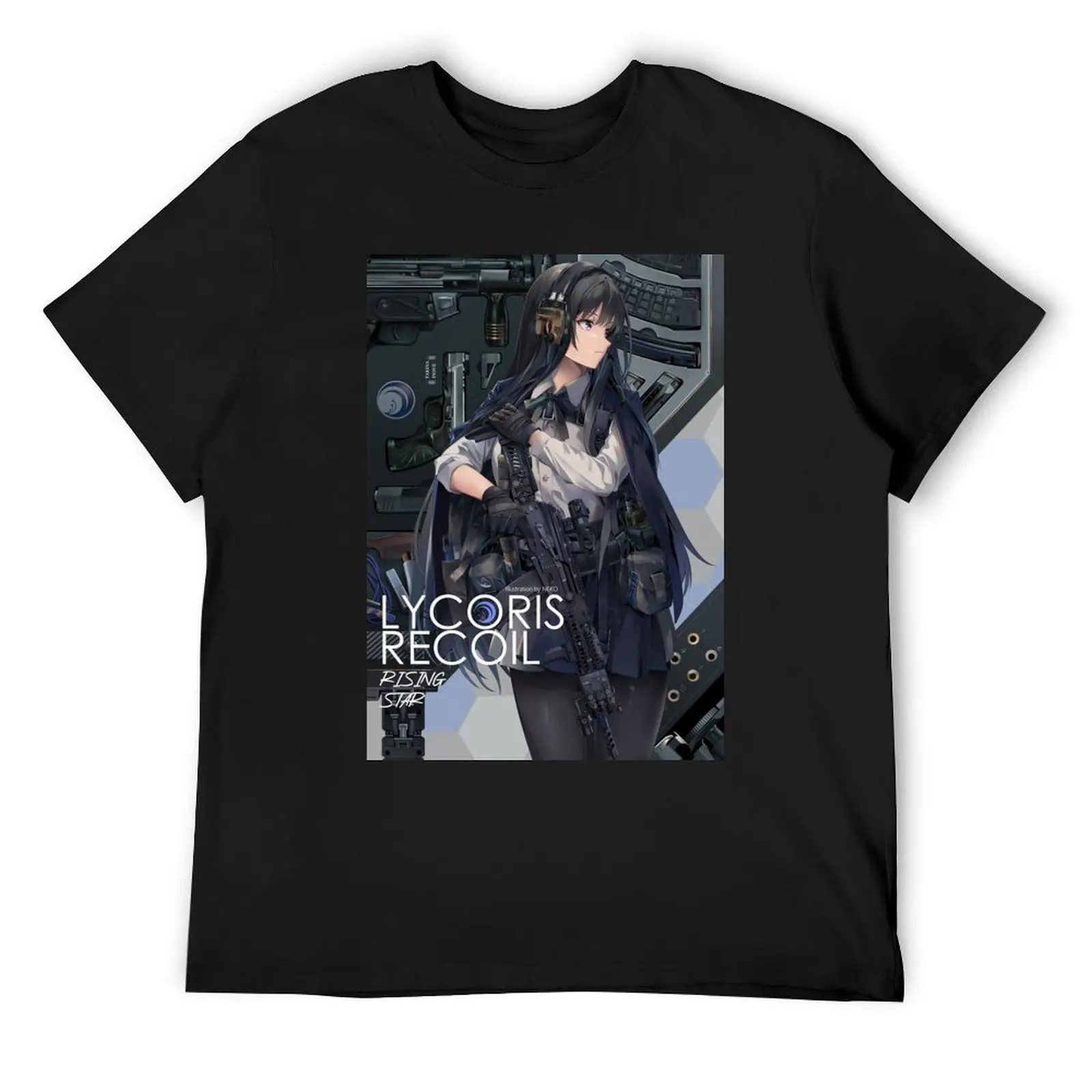 Takina Inoue, Rising Star - Lycoris Recoil T-Shirt graphic t shirts quick-drying mens cotton t shirts