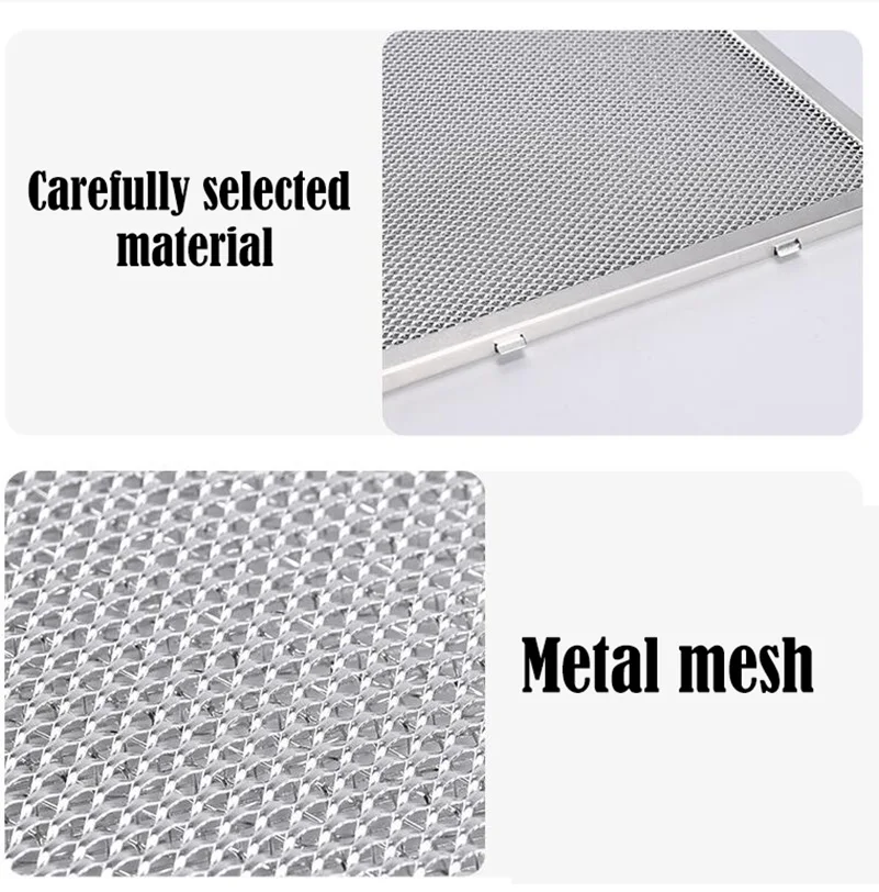 Range Hood Filter Oil Net Aluminum Filter Kitchen Extractor Vent Hood Mesh