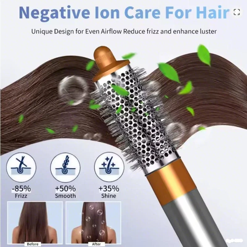 SenCiciMen 6-in-1 Multi Hair Styler Curling Iron Hair Hot Air Brush Curling Barrel Hair Dryer Professional Curly Hair Styler view 6