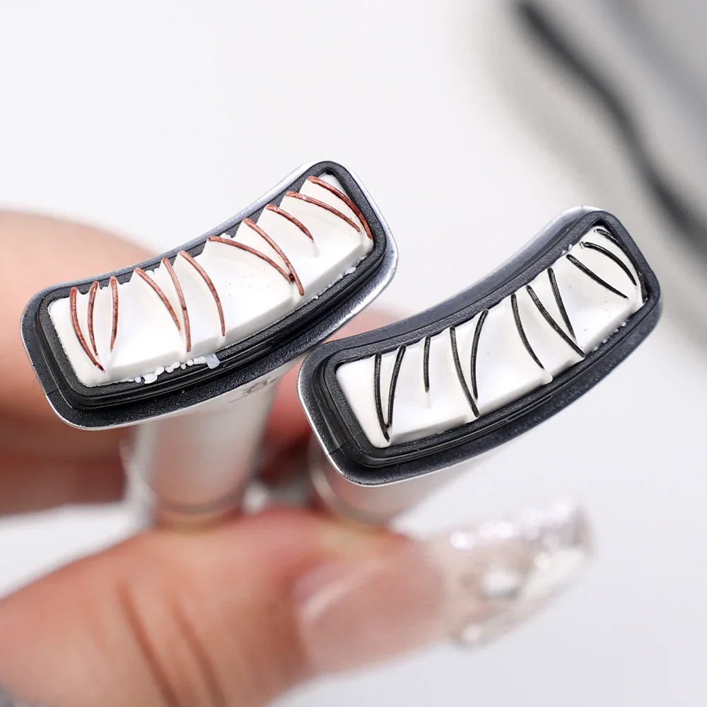 Sellos de pestañas inferiores, delineador de ojos 2 en 1, aplicador de maquillaje de ojos, extensiones de pestañas inferiores, plantilla de pestañas DIY, herramienta de maquillaje, color negro y marrón