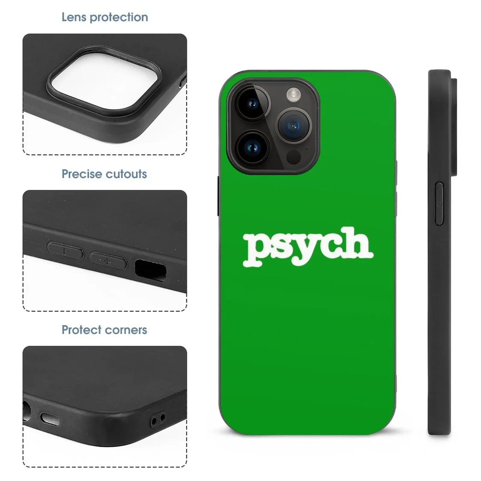 Psych Fashion Soft Phone Case For Apple Iphone 16 15 14 13 12 11 Plus Pro Max Mini All Series Cover Psych Shawn Spencer Burton