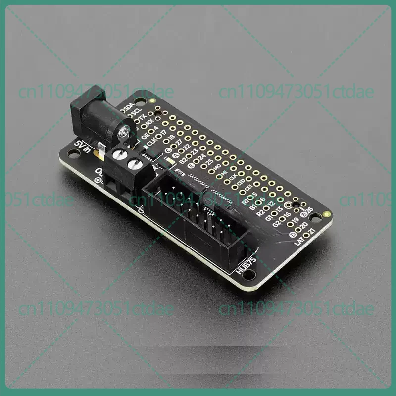 1-5-個-3211-adafruit-rgb-マトリックスボンネット-hub75-led-ドライバーボード-33v-から-5v-レベルシフター-raspberry-pi-40pin-gpio-用