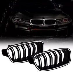 New Design 2013 To 2018 for For BMW 3 Series F30 F31 320i 330i 335i Front Luminous Grille Led Light Racing Grille Gloss Black