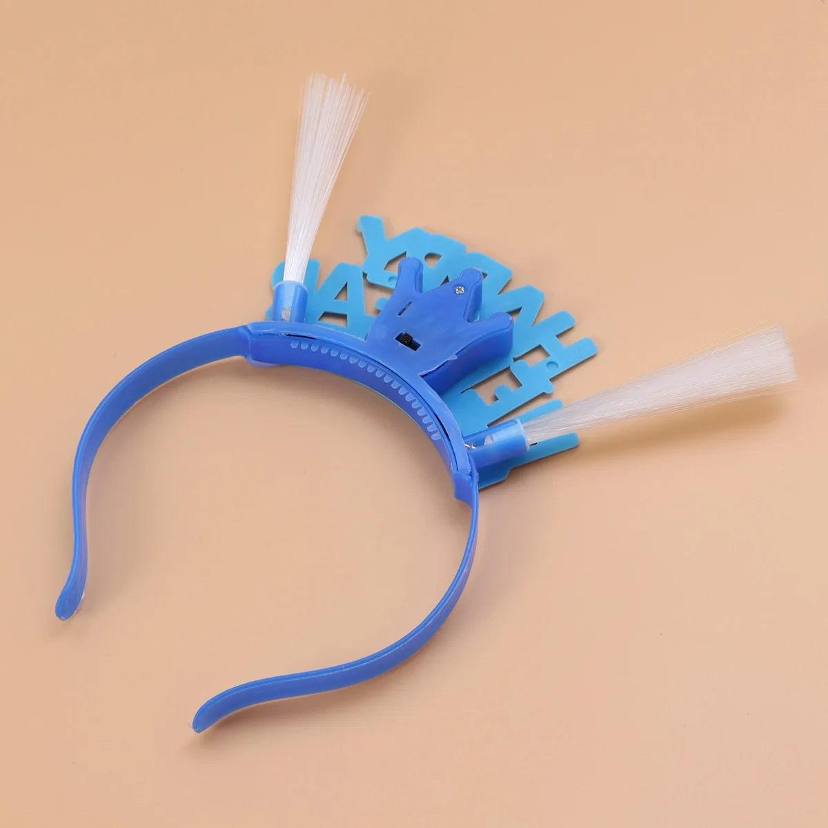 

Led Light Up Headband Fiber Optic Glowing Happy New Year Flashing Party Costume Decoration For Kids Adults Festival Ball