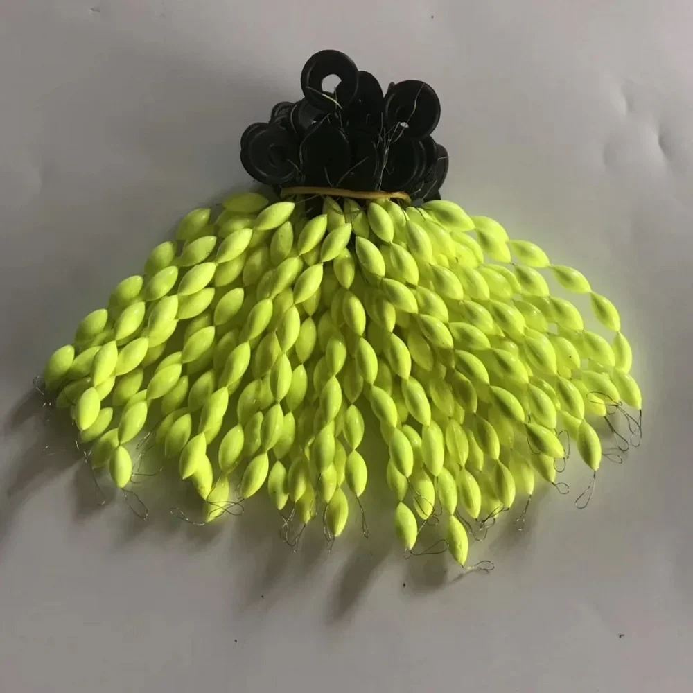 

30Pcs/5packs Fishing Float 6 in 1 String Type Seven Star Float Foam Space Bean Fishing Line Stopper Buoys Tackle Personalized