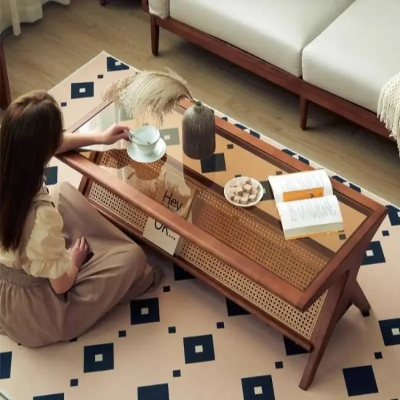 

Decoration Italian Coffee Tables Hidden Storage Japanese Designer Coffee Tables Vintage Nordic Stolik Kawowy Furniture For Home