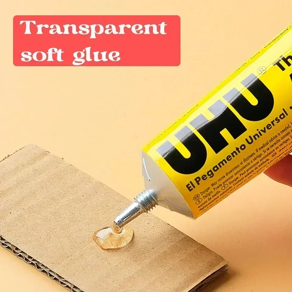 UHU German Super Glue Has Very Good Toughness Multifunctional Soft Glue Super Glue FOR MOOD Textile Porcelain Pape Metal Rubber