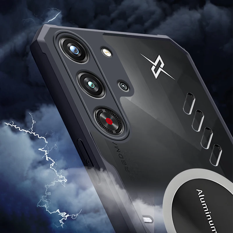 Für Nubia Red Magic 11 10 9 8 9S 8S Pro Plus Air Case Graphen-Wärmeableitung Stoßfeste Airbag-Magnet-Thermo-Spielhülle – Detail 4