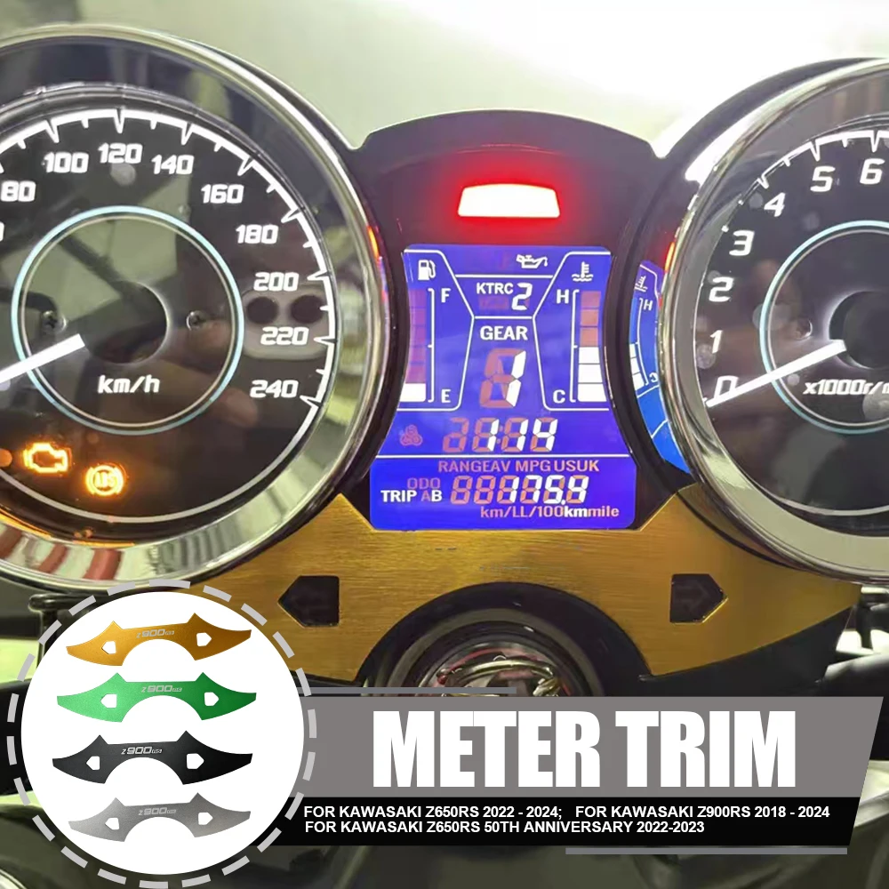 Motorcycle Meter Trim Dash Dust Protection Cover For Kawasaki Z650RS Z900RS Z 900RS 650RS Z900 Z650 RS 2018-2024 2021 2022 2023