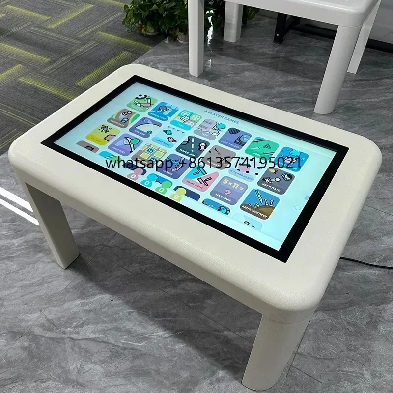 

TdEcran Touchant De 32 Pouces Table De Jeux Pour Enfants Rouge Verte Et Bleu Interactif Table De Jeux Multifonctionnelle Table