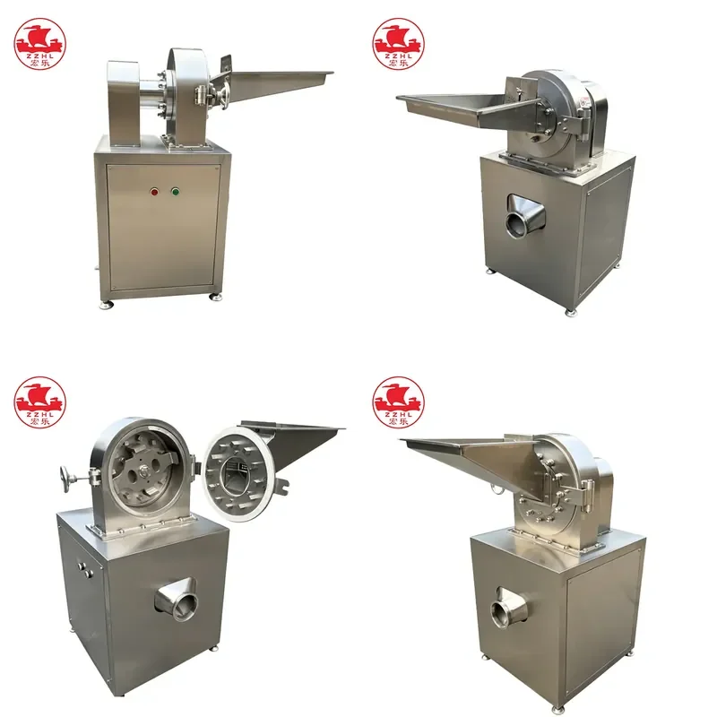 Commercial Grain Grinder for Processing Barley Corn Rice Bran and Spice Powders