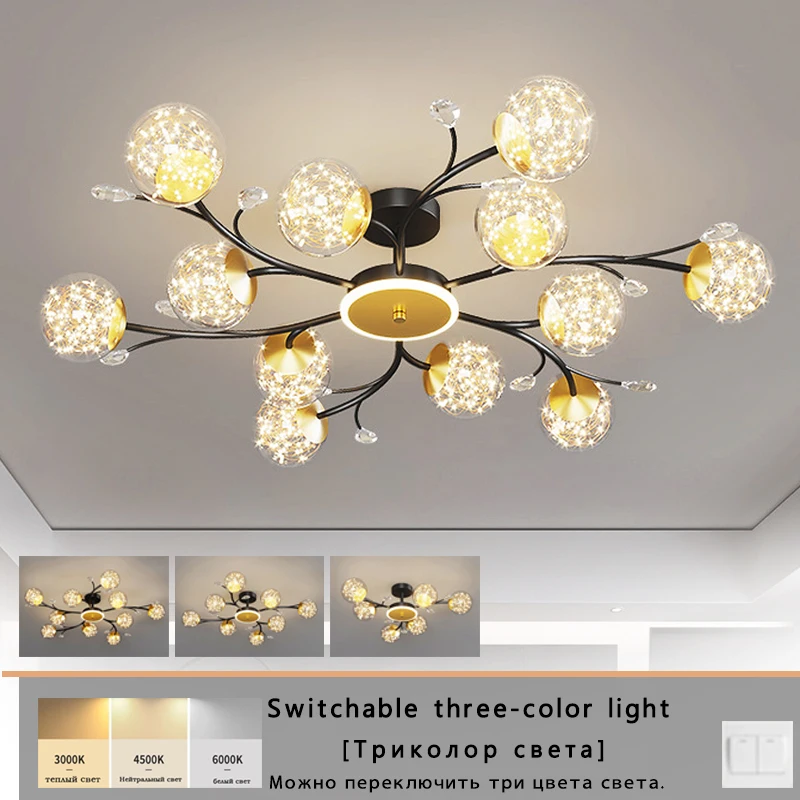 

Modern Led Ceiling Lamp Living Room Bedroom Dining Room Study Lamp Lighting Ceiling Lamp chandelier ceiling lamp home decor