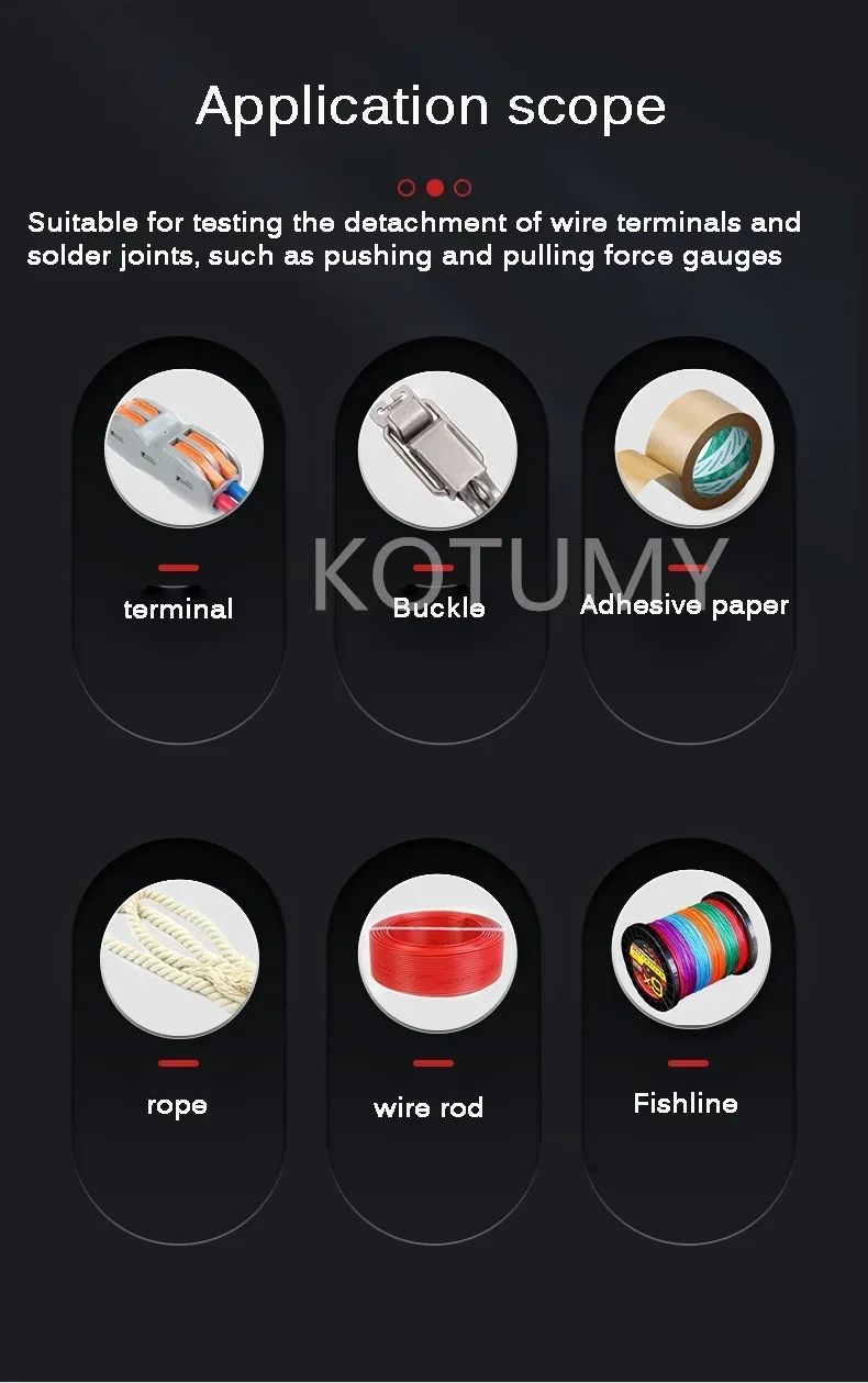 New Tensile Compression Testing Machine Test Bench Digital Display Push-Pull Gauge Bracket Screw Dynamometer Base Tester HLD