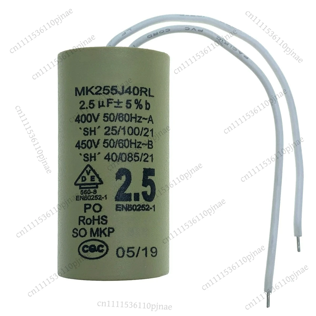 Gas Boiler Part Water Circulation Pump Capacitor MK205J40RL MK255J40RL 2.0uF 2.5uF For Wilo & Grundfos