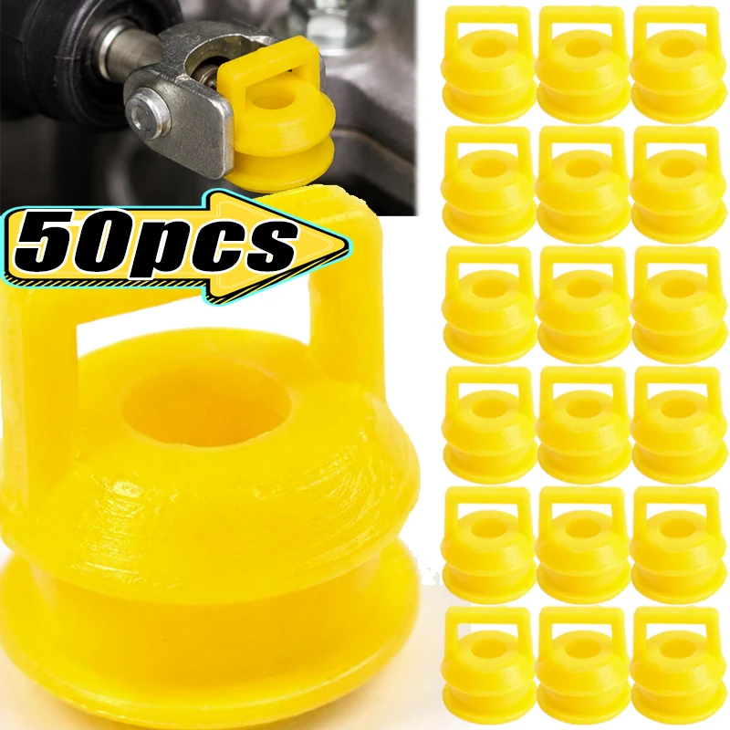 Car Gear Shift Cable Nylon Sleeves Transmission Shift Cable for Chevrolet Sleeve Bushings Connecting Rod Sleeve Clamps 5-50pcs
