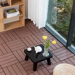 PVC Plastic Floor Outdoor Splicing Floor Mat Bathroom Balcony Courtyard Floor Renovation Waterproof Floor 1pcs