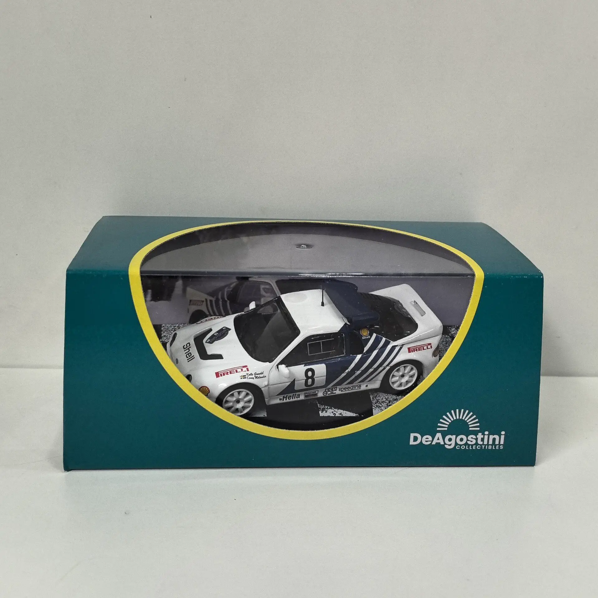 

Модель автомобиля FORD RS200 в масштабе 1/43 (Diecast DEA) # Модель гоночного автомобиля 8 1986 Racing 1L из сплава