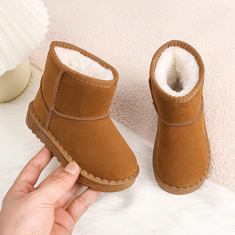 Bottes d'hiver chaudes en coto - Kids Outdoor Zipline avis et prix