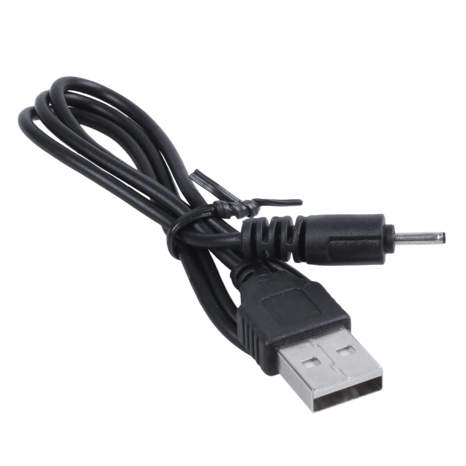 USB Cable 2.0 mm DC Charger for Nokia 6280 E65 N73 N80 N95 50cm 2pc