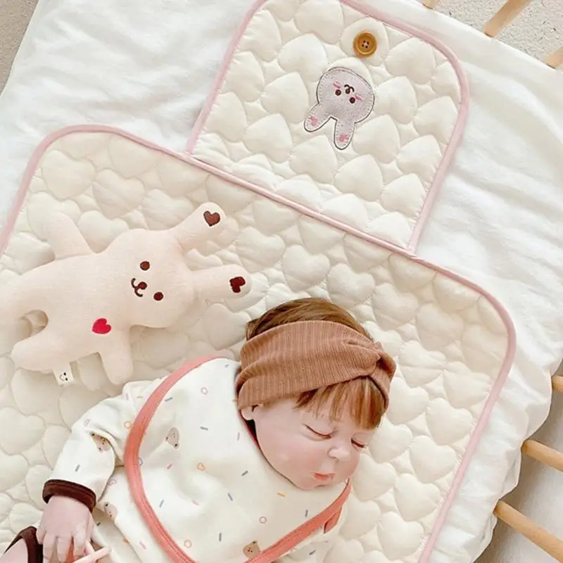 وسادة تغيير حفاضات الأطفال المحمولة L5YF مقاومة للماء ومحطة حصيرة السفر #3