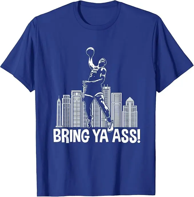 Minnesota 2024 Bring Ya Ass T-Shirt, Y2k Vintage Basketballspieler Grafik-Bekleidung für Damen und Herren, Kurzarm Weiches Baumwoll-T-Shirt – Detail 10