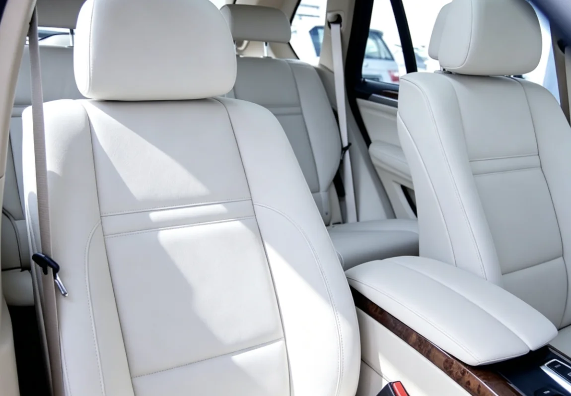 Für BMW X5 E70 2008~2013 5-Sitzer Maßgefertigte Autositzbezüge Luxuriöses Nappaleder 100% Passgenau Innenraumzubehör 360 ° Vollständige Abdeckung – Detail 8