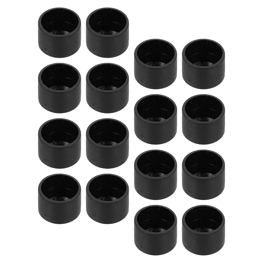 

16Pcs Foosball End Caps Rubber Replacement Covers Soccer Table Accessories Football Machine Parts Foosball End Cap